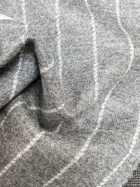 55CN5508 CANONICO JERSEY WORSTED FLANNEL Light Gray Chalk Stripe[Textile] CANONICO Sub Photo