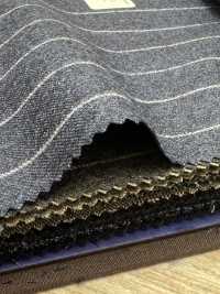 55CN5511 CANONICO FLANNEL 120'S Blue Stripe[Textile] CANONICO Sub Photo