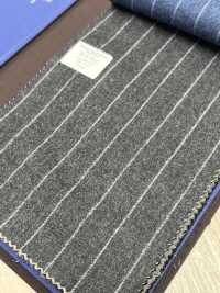 55CN5512 CANONICO FLANNEL 120'S Gray Stripe[Textile] CANONICO Sub Photo
