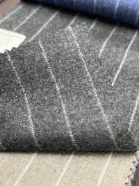 55CN5512 CANONICO FLANNEL 120'S Gray Stripe[Textile] CANONICO Sub Photo