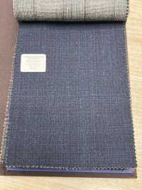 55CN5518 CANONICO MILLED TROPICAL Navy Check[Textile] CANONICO Sub Photo