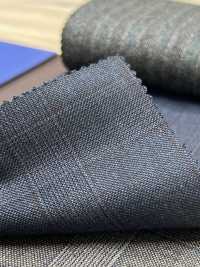 55CN5524 CANONICO TRADITIONAL WORSTED 21μ Navy Glen Check[Textile] CANONICO Sub Photo