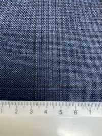 55CN5524 CANONICO TRADITIONAL WORSTED 21μ Navy Glen Check[Textile] CANONICO Sub Photo
