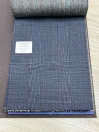 55CN5524 CANONICO TRADITIONAL WORSTED 21μ Navy Glen Check[Textile] CANONICO Sub Photo