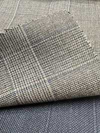 55CN5525 CANONICO TRADITIONAL WORSTED 21μ Brown Glen Check[Textile] CANONICO Sub Photo