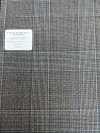 55CN5525 CANONICO TRADITIONAL WORSTED 21μ Brown Glen Check