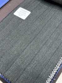 55CN5529 CANONICO TRADITIONAL WORSTED 21μ Dark Green Stripe[Textile] CANONICO Sub Photo
