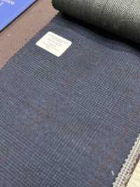 55CN5530 CANONICO PERENNIAL SUPER110'S Navy X Wine Glen Check[Textile] CANONICO Sub Photo
