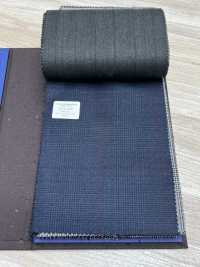 55CN5530 CANONICO PERENNIAL SUPER110'S Navy X Wine Glen Check[Textile] CANONICO Sub Photo