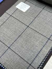 55CN5534 CANONICO PERENNIAL SUPER110'S Beige Windowpane[Textile] CANONICO Sub Photo