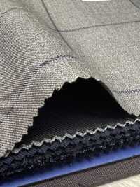 55CN5534 CANONICO PERENNIAL SUPER110'S Beige Windowpane[Textile] CANONICO Sub Photo