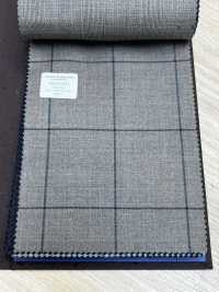 55CN5534 CANONICO PERENNIAL SUPER110'S Beige Windowpane[Textile] CANONICO Sub Photo