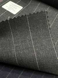 55CN5540 CANONICO PERENNIAL SUPER110'S Charcoal Heaven Gray Stripe[Textile] CANONICO Sub Photo