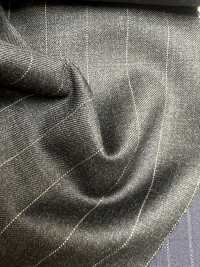 55CN5540 CANONICO PERENNIAL SUPER110'S Charcoal Heaven Gray Stripe[Textile] CANONICO Sub Photo