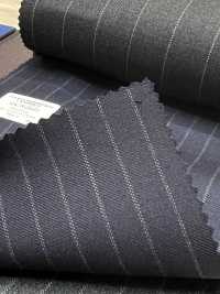 55CN5541 CANONICO PERENNIAL SUPER110'S Navy Stripe[Textile] CANONICO Sub Photo