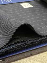 55CN5541 CANONICO PERENNIAL SUPER110'S Navy Stripe[Textile] CANONICO Sub Photo
