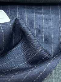 55CN5541 CANONICO PERENNIAL SUPER110'S Navy Stripe[Textile] CANONICO Sub Photo