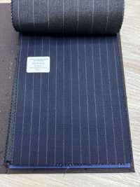 55CN5541 CANONICO PERENNIAL SUPER110'S Navy Stripe[Textile] CANONICO Sub Photo