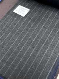 55CN5542 CANONICO PERENNIAL SUPER110'S Charcoal Heaven Gray Stripe[Textile] CANONICO Sub Photo