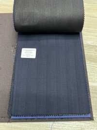 55CN5549 CANONICO PERENNIAL SUPER110'S Navy Woven Stripe[Textile] CANONICO Sub Photo