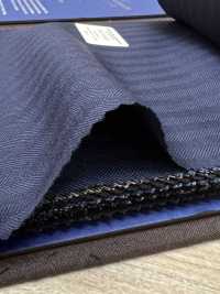 55CN5551 CANONICO PERENNIAL SUPER110'S Navy Shadow Stripe[Textile] CANONICO Sub Photo