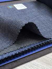 55CN5557 CANONICO NATURAL STRETCH GRAFFITTI Navy Melange[Textile] CANONICO Sub Photo