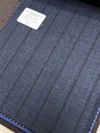 55CN5568 CANONICO TRADITIONAL WORSTED 21μ Navy Stripe[Textile] CANONICO Sub Photo