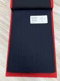 3MK3736 25AW ACTIVA Alternate Stripe Navy[Textile] Miyuki Woolen Mills Sub Photo