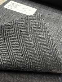 4ML3934 25AW THE CITY Herringbone Charcoal Heaven Gray[Textile] Miyuki Woolen Mills Sub Photo