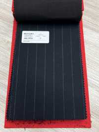 4ML3956 25AW THE CITY Stripe Navy[Textile] Miyuki Woolen Mills Sub Photo