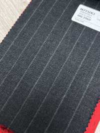 4ML3960 25AW THE CITY Stripe Charcoal Heaven Gray[Textile] Miyuki Woolen Mills Sub Photo
