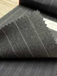 4ML3960 25AW THE CITY Stripe Charcoal Heaven Gray[Textile] Miyuki Woolen Mills Sub Photo