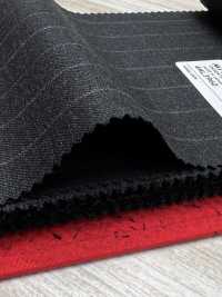 4ML3960 25AW THE CITY Stripe Charcoal Heaven Gray[Textile] Miyuki Woolen Mills Sub Photo