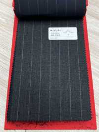 4ML3960 25AW THE CITY Stripe Charcoal Heaven Gray[Textile] Miyuki Woolen Mills Sub Photo