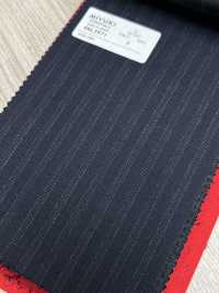 4ML3971 25AW THE CITY Alternate Stripe Navy[Textile] Miyuki Woolen Mills Sub Photo
