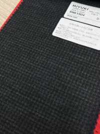 8MK1904 25AW LOOP LABO (Loop Lab) Houndstooth Charcoal Heaven Gray[Textile] Miyuki Woolen Mills Sub Photo