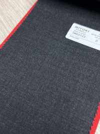 5MK0123 MIYUKI EVER WOOL (Miyuki Everwool) No Pattern Charcoal Heaven Gray[Textile] Miyuki Woolen Mills Sub Photo