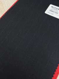 5MK0160 MIYUKI EVER WOOL Striped Dark Navy[Textile] Miyuki Woolen Mills Sub Photo