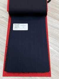 5MK0171 MIYUKI EVER WOOL Striped Navy[Textile] Miyuki Woolen Mills Sub Photo