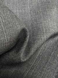 5MK0193 MIYUKI EVER WOOL Striped Gray[Textile] Miyuki Woolen Mills Sub Photo
