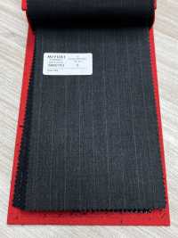 5MK0193 MIYUKI EVER WOOL Striped Gray[Textile] Miyuki Woolen Mills Sub Photo