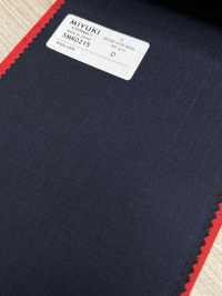 5MK0215 MIYUKI EVER WOOL Shadow Stripe Navy[Textile] Miyuki Woolen Mills Sub Photo