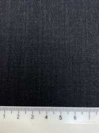 5MK0226 MIYUKI EVER WOOL Shadow Stripe Charcoal Heaven Gray[Textile] Miyuki Woolen Mills Sub Photo