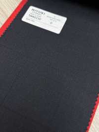 5MK0230 MIYUKI EVER WOOL Shadow Windowpane Dark Navy[Textile] Miyuki Woolen Mills Sub Photo