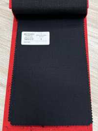 5MK0230 MIYUKI EVER WOOL Shadow Windowpane Dark Navy[Textile] Miyuki Woolen Mills Sub Photo