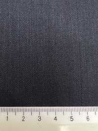 5ML0284 MIYUKI EVER WOOL Herringbone Blue[Textile] Miyuki Woolen Mills Sub Photo