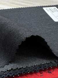 5ML0295 MIYUKI EVER WOOL Herringbone Charcoal Heaven Gray[Textile] Miyuki Woolen Mills Sub Photo