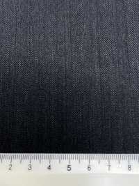 5ML0295 MIYUKI EVER WOOL Herringbone Charcoal Heaven Gray[Textile] Miyuki Woolen Mills Sub Photo
