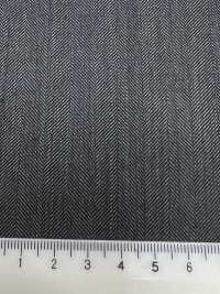 5ML0306 MIYUKI EVER WOOL Herringbone Gray[Textile] Miyuki Woolen Mills Sub Photo