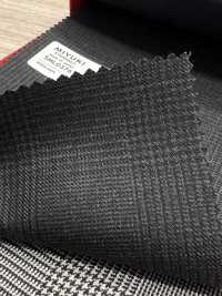 5ML0376 MIYUKI EVER WOOL Glen Check Charcoal Heaven Gray[Textile] Miyuki Woolen Mills Sub Photo